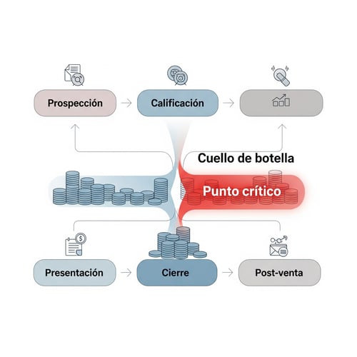 Cómo resolver problemas con el pipeline de ventas en PyMes B2B